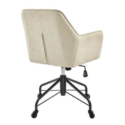 Fauteuil de bureau pivotant en tissu Thompson