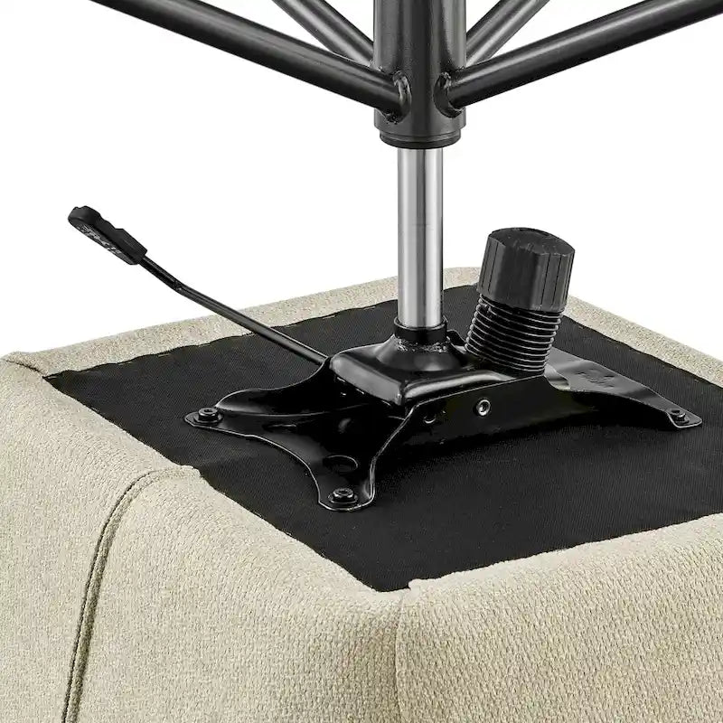 Fauteuil de bureau pivotant en tissu Thompson