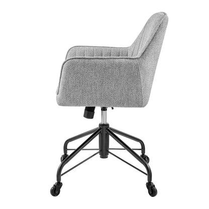 Fauteuil de bureau pivotant en tissu Thompson