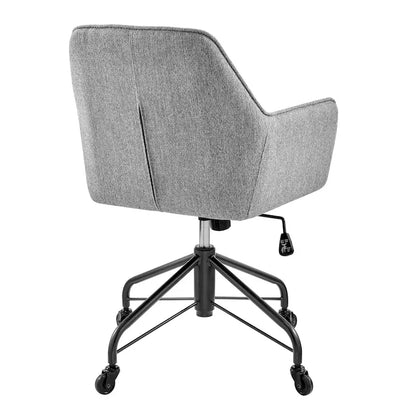 Fauteuil de bureau pivotant en tissu Thompson