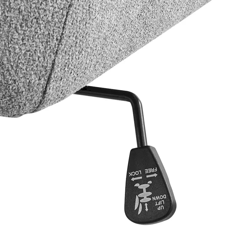 Fauteuil de bureau pivotant en tissu Thompson