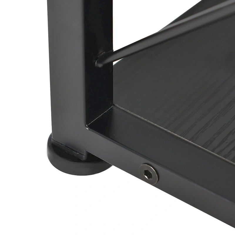 Bibliothèque d'angle en forme de L à 7 niveaux