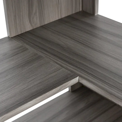 Bibliothèque d'angle en forme de L à 7 niveaux