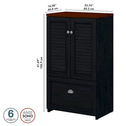 Meuble de rangement avec tiroir de 106 cm (41,7 po) - 60,3 cm (23,74 po) L x 40,8 cm (16,06 po) l x 106 cm (41,69 po) H
