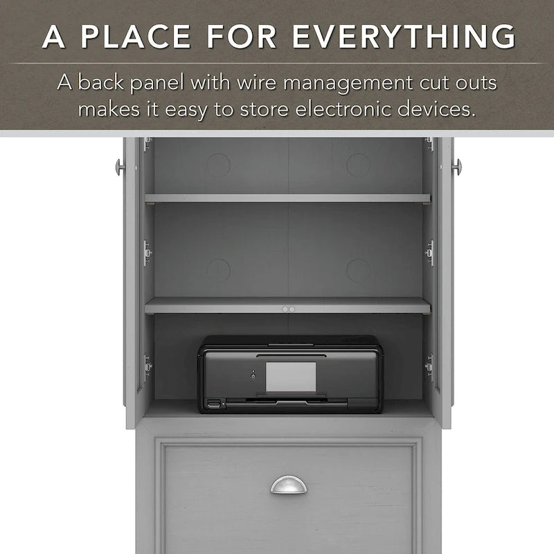 Meuble de rangement avec tiroir de 106 cm (41,7 po) - 60,3 cm (23,74 po) L x 40,8 cm (16,06 po) l x 106 cm (41,69 po) H