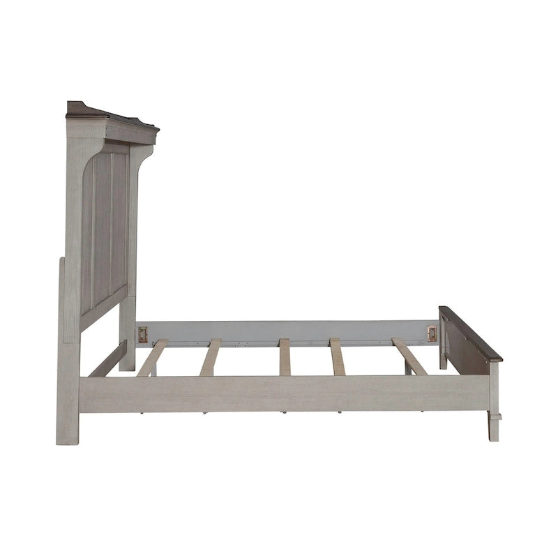 Lit King en lin vieilli Ivy Hollow