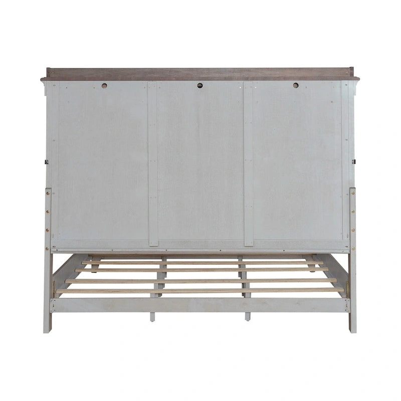 Lit King en lin vieilli Ivy Hollow