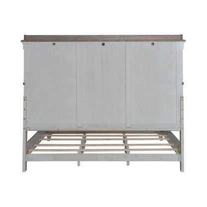 Lit King en lin vieilli Ivy Hollow