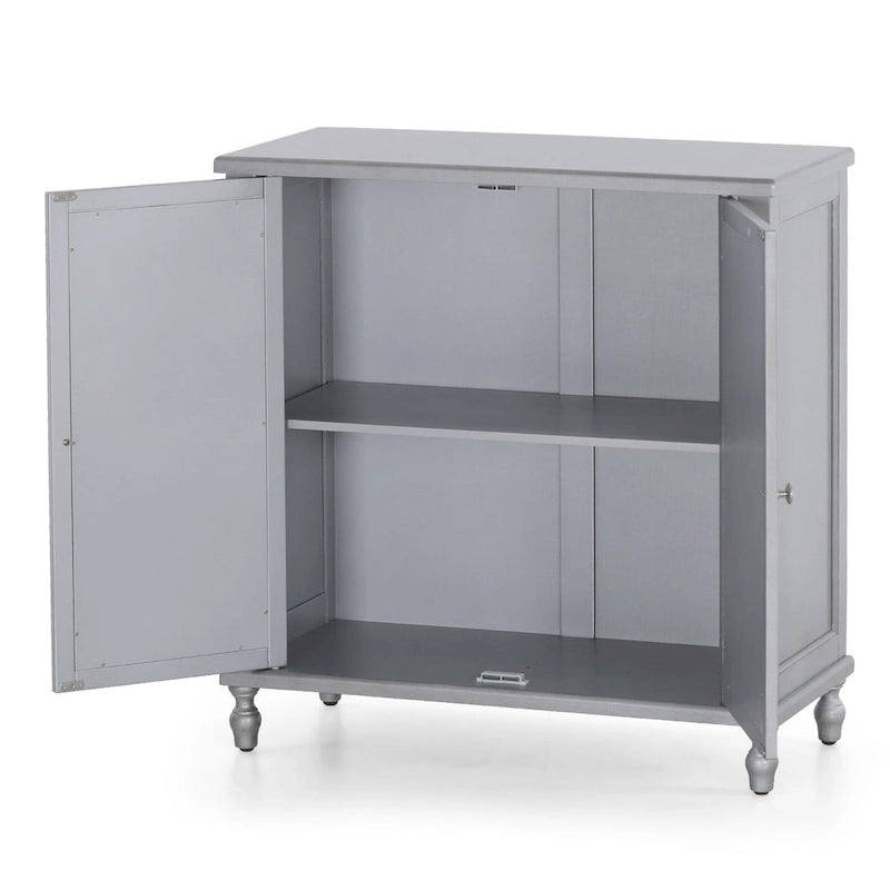 Armoire de rangement à miroir Fujimori 2 portes argentée Sophia &amp; William