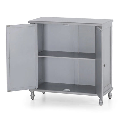 Armoire de rangement à miroir Fujimori 2 portes argentée Sophia &amp; William