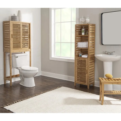 Armoire haute en bambou Bracken