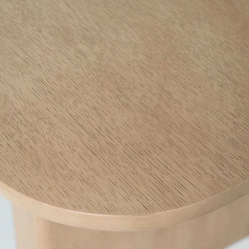 Table de salle à manger moderne en chêne blanc Nova Domus Oshana