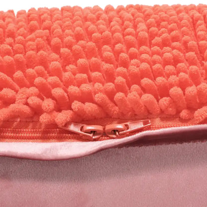 Pouf Moloney moderne en microfibre chenille de Christopher Knight Home