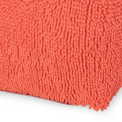 Pouf Moloney moderne en microfibre chenille de Christopher Knight Home