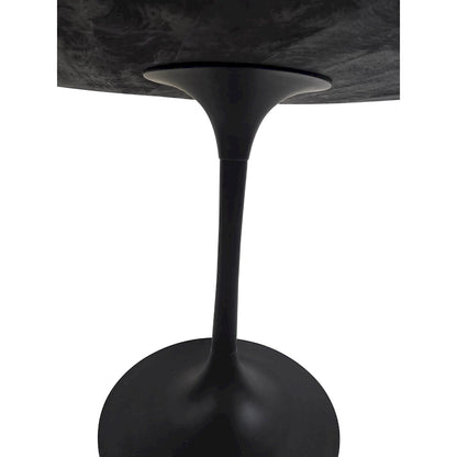 Table de salle à manger ronde Carolina Living Alden Wood Top 40