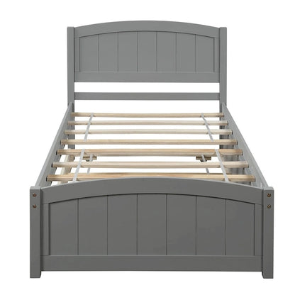 Lit plateforme Merax pour deux personnes avec lit gigogne