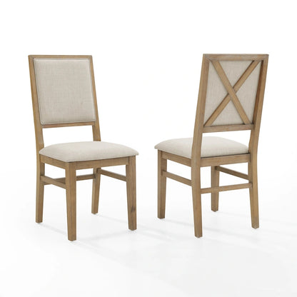 Ensemble de 2 chaises rembourrées Joanna - 46,4 cm (L) x 53,3 cm (P) x 101,3 cm (H)