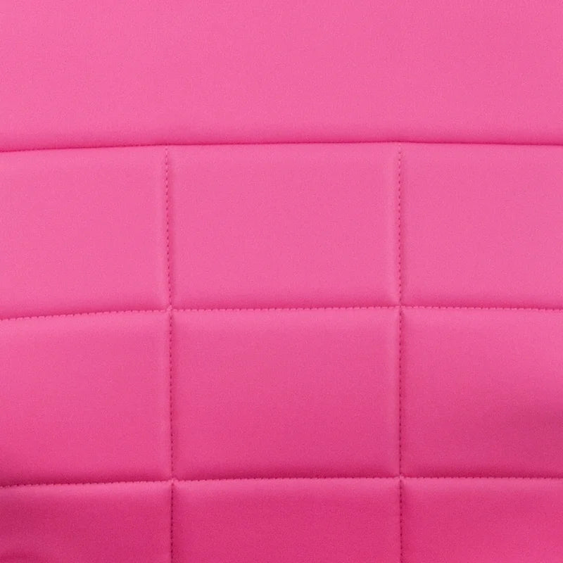 Fauteuil de bureau pivotant de direction à dossier mi-haut en chrome/vinyle