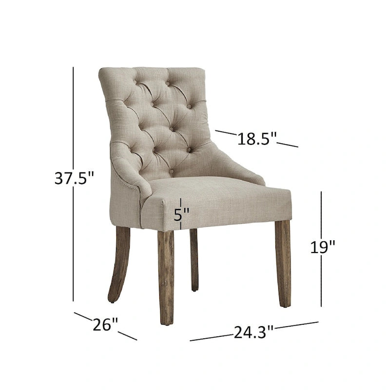 Ensemble de salle à manger 7 pièces en bois recyclé Paloma Farmhouse par iNSPIRE Q Artisan