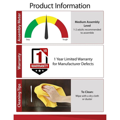 La table de chevet Novogratz Owen Black