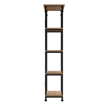 Ensemble bureau 3 pièces et bibliothèque 40 pouces Myra Vintage Industrial Modern par iNSPIRE Q Classic