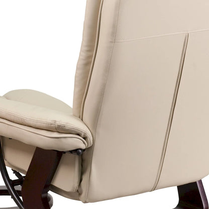 Fauteuil inclinable contemporain multipositions avec repose-pieds