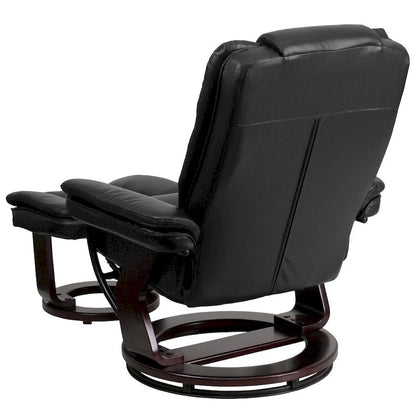 Fauteuil inclinable contemporain multipositions avec repose-pieds