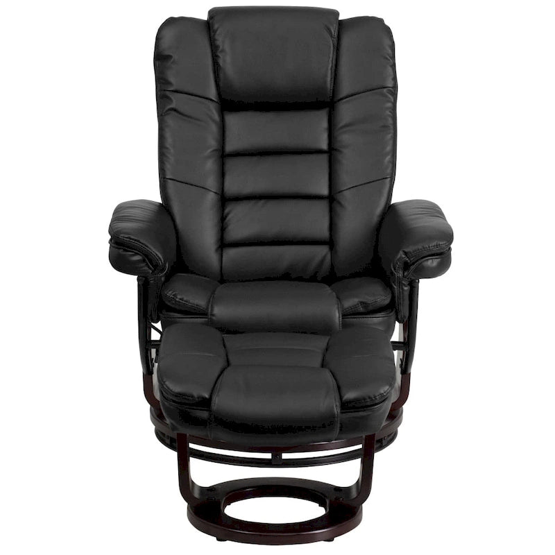 Fauteuil inclinable contemporain multipositions avec repose-pieds