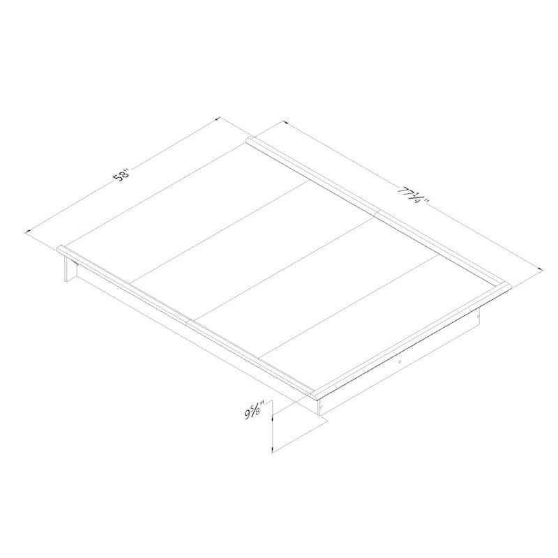 Lit plateforme double South Shore Step One