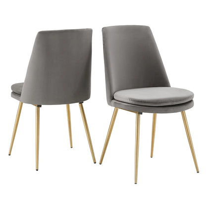 Ensemble table et chaises de salle à manger rondes Saki 43 pouces de large en faux marbre par iNSPIRE Q Modern