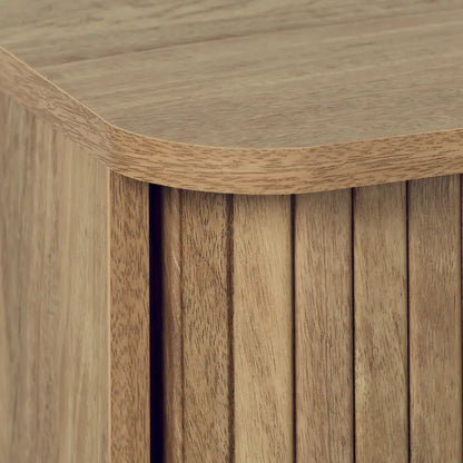 Meuble TV Hikari avec portes coulissantes et tiroir pour téléviseurs jusqu'à 75 à 59 pouces de largeur