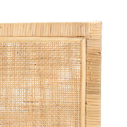 Chaise de salle à manger SAFAVIEH Jessye en rotin avec coussin (lot de 2) - 55 cm (L) x 46 cm (l) x 98 cm (H) - 56 cm (L) x 46 cm (P) x 99 cm (H)