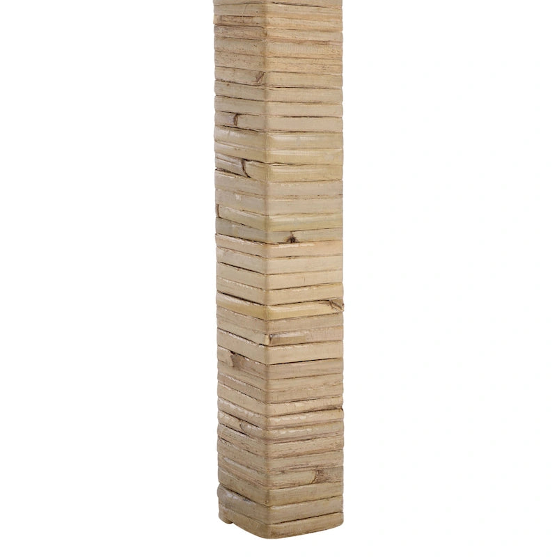 Chaise de salle à manger SAFAVIEH Jessye en rotin avec coussin (lot de 2) - 55 cm (L) x 46 cm (l) x 98 cm (H) - 56 cm (L) x 46 cm (P) x 99 cm (H)