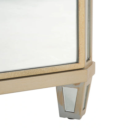 Table de chevet miroir à 3 tiroirs SAFAVIEH Miracle