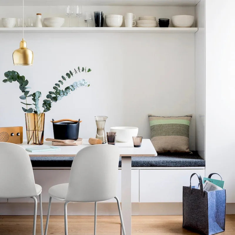 Ensemble de 2 chaises de salle à manger rétro en plastique moulé, style Eiffel, pour salon, cuisine, bureau chromé, style design