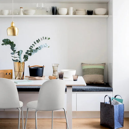 Ensemble de 2 chaises de salle à manger rétro en plastique moulé, style Eiffel, pour salon, cuisine, bureau chromé, style design