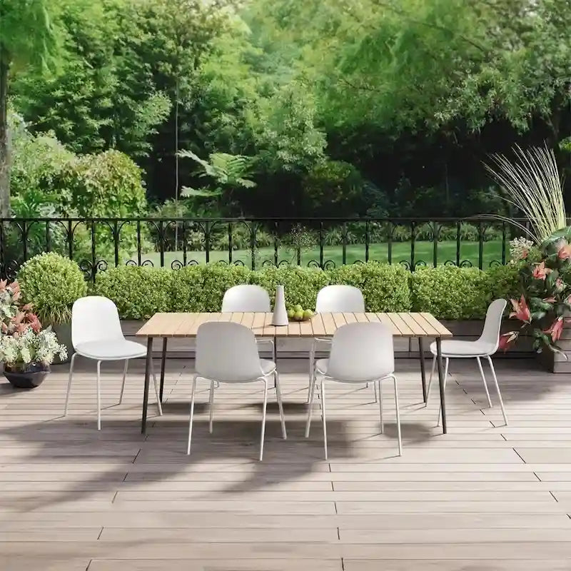 Ensemble de 2 chaises de salle à manger rétro en plastique moulé, style Eiffel, pour salon, cuisine, bureau chromé, style design