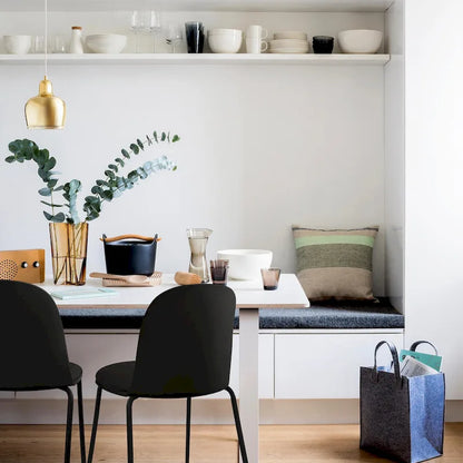 Ensemble de 2 chaises de salle à manger rétro en plastique moulé, style Eiffel, pour salon, cuisine, bureau chromé, style design