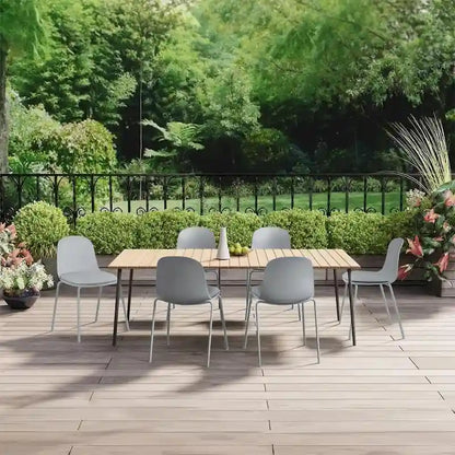 Ensemble de 2 chaises de salle à manger rétro en plastique moulé, style Eiffel, pour salon, cuisine, bureau chromé, style design