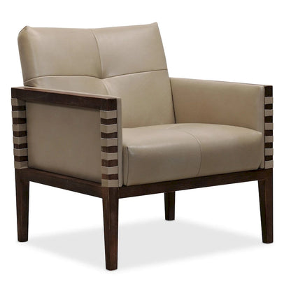 Meubles Hooker Carverdale 31 pouces de large, structure en bois, revêtement en cuir