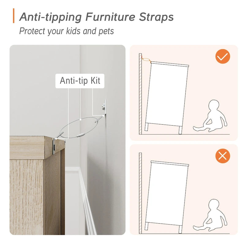 Table d'appoint WAMPAT avec station de recharge et 2 tiroirs pour salon