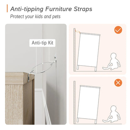 Table d'appoint WAMPAT avec station de recharge et 2 tiroirs pour salon