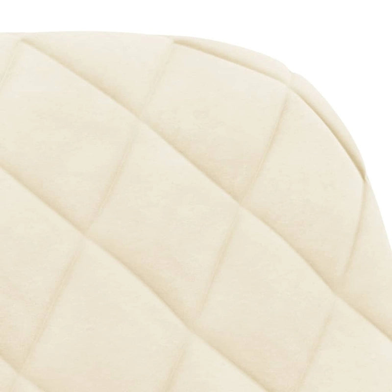 vidaXL Chaises de salle à manger, lot de 2, fauteuils d'appoint rembourrés en velours pour salon - 20,3 x 24 x 30,9