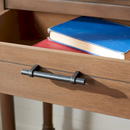 Console SAFAVIEH Phillis à 2 tiroirs - 35,5 cm L x 13 cm l x 29,5 cm H - 36 cm L x 13 cm P x 30 cm H