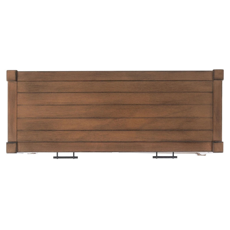 Console SAFAVIEH Phillis à 2 tiroirs - 35,5 cm L x 13 cm l x 29,5 cm H - 36 cm L x 13 cm P x 30 cm H