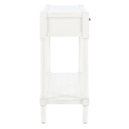 Console SAFAVIEH Phillis à 2 tiroirs - 35,5 cm L x 13 cm l x 29,5 cm H - 36 cm L x 13 cm P x 30 cm H