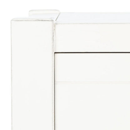 Console SAFAVIEH Phillis à 2 tiroirs - 35,5 cm L x 13 cm l x 29,5 cm H - 36 cm L x 13 cm P x 30 cm H