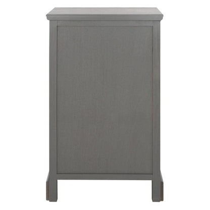 Table d'appoint de rangement SAFAVIEH Clemie grise - 45 x 35 x 76 cm (17,7 x 13,8 x 29,9 pouces) - 46 x 36 x 76 cm (18 x 14 x 30 pouces)