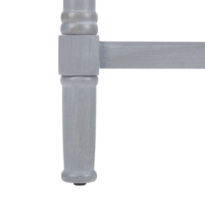 Console SAFAVIEH Philomene blanche vieillie à 3 tiroirs - 23,5 po L x 13 po P x 29,5 po H - 24 po L x 13 po P x 30 po H