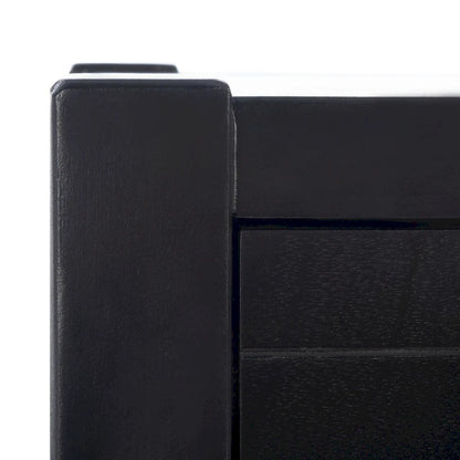 Console SAFAVIEH Philomene blanche vieillie à 3 tiroirs - 23,5 po L x 13 po P x 29,5 po H - 24 po L x 13 po P x 30 po H